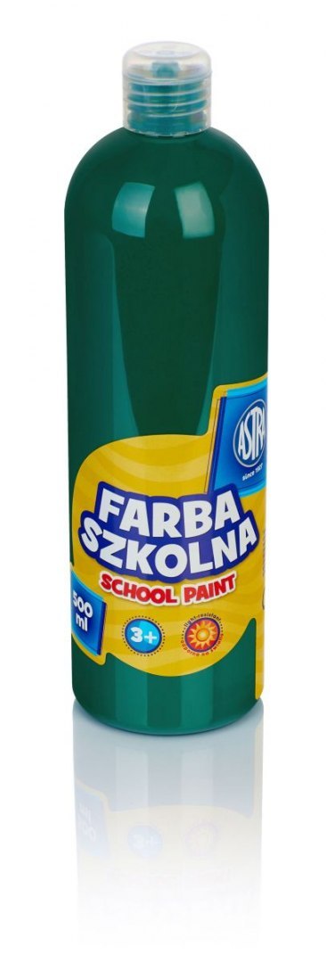 Farby plakatowe kolor: zielony ciemny 500ml 1 kolor. Astra (301109005)