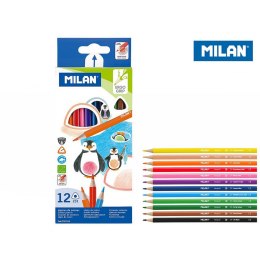 Kredki ołówkowe Milan 12 kol. (722312)