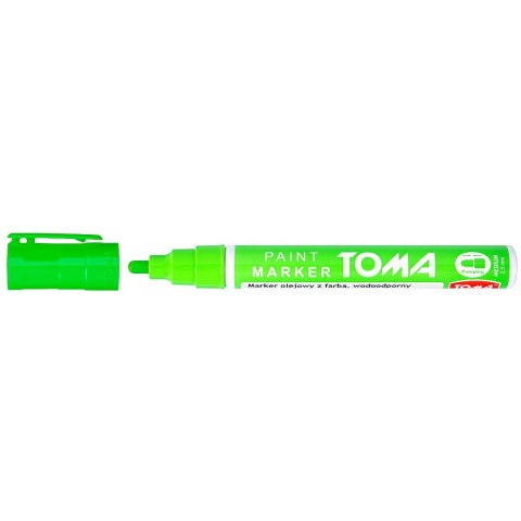 Marker olejowy Toma JASNO ZIELONY, zielony jasny 2,5mm okrągła końcówka (to-40)