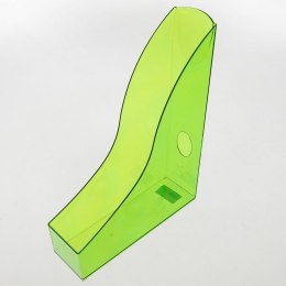 Pojemnik na dokumenty pionowy Basic A4 zielony przezroczysty PVC PCW [mm:] 73x306x 241 Durable (1701712017)