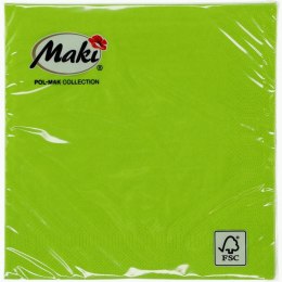 Serwetki Pol-mak - zielony [mm:] 330x330 (21)