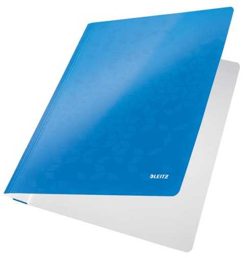 Skoroszyt Leitz WOW A4 niebieski metaliczny karton 80g (30010036) Skoroszyt Leitz WOW A4 niebieski metaliczny karton 80g (30010036)