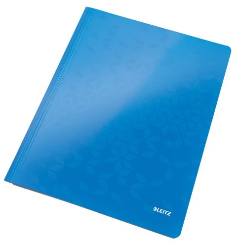 Skoroszyt Leitz WOW A4 niebieski metaliczny karton 80g (30010036) Skoroszyt Leitz WOW A4 niebieski metaliczny karton 80g (30010036)