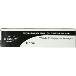 Wkład do długopisu Titanum, czarny 0,7mm (GA1030/1089)