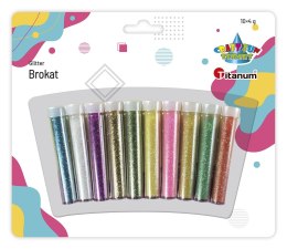 Brokat Titanum Craft-Fun Series tęczowy kolor: mix 10 kolor. (BR C10)