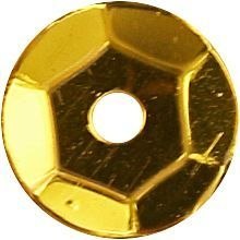 Cekiny Titanum Craft-Fun Series okrągłe 7mm złote 14g (CM6G)