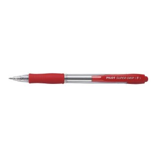 Długopis olejowy Super Grip wkład czerwony 0,21mm Pilot (BPGP-10R-F-R)