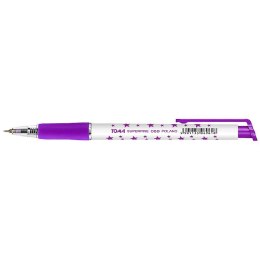 Długopis standardowy Toma fioletowy gwiazdki fioletowy 0,5mm (TO-069 8 2)
