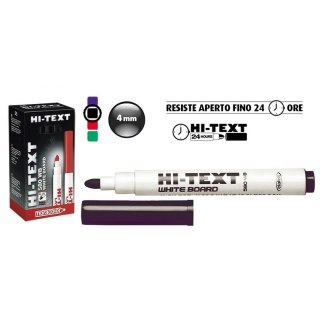 Marker suchościeralny wkład czarny 6,0mm okrągła końcówka Fibracolor