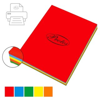 Papier kolorowy A3 intensywny mix intensywny 100k. 80g Protos