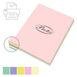 Papier kolorowy pastel A3 mix pastelowy 80g Protos