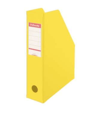 Pojemnik na dokumenty pionowy A4 Vivida żółty PVC PCW [mm:] 72x318x 242 Esselte (56001)