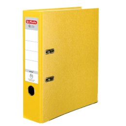 Segregator dźwigniowy Herlitz Q. file Standard A4 80mm żółty (0011167442)