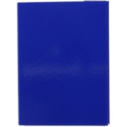 Teczka z szerokim grzbietem na rzep A4 niebieski VauPe (323/03)