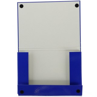 Teczka z szerokim grzbietem na rzep A4 niebieski VauPe (323/03)