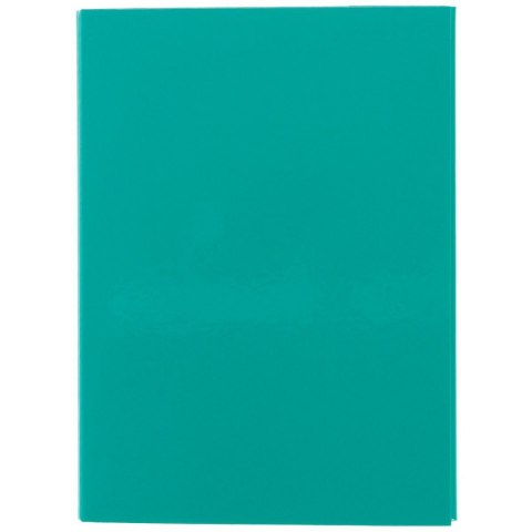 Teczka z szerokim grzbietem na rzep A4 turkusowy VauPe (323/05)