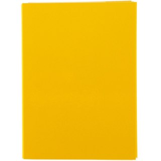 Teczka z szerokim grzbietem na rzep A4 żółty VauPe (323/08)