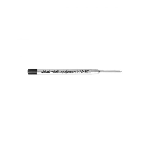 Wkład do długopisu wielkopojemny Kamet Wielkopojemny METAL czarny 0,6-1,0mm (K-1018) Wkład do długopisu wielkopojemny Kamet Wielkopojemny METAL czarny 0,6-1,0mm (K-1018)
