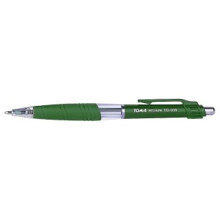 Długopis olejowy Medium wkład zielony 1,0mm Toma (TO-038)