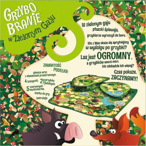 Gra edukacyjna Trefl Grzybobranie w zielonym gaju (00988) Gra edukacyjna Trefl Grzybobranie w zielonym gaju (00988)