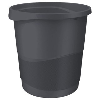 Kosz na śmieci Vivida Europost plastik kolor: czarny 14L Esselte (623952)