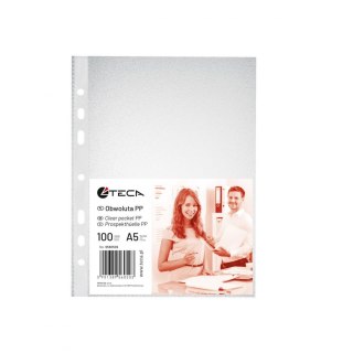 Koszulki na dokumenty 9560509 groszkowe A5 kolor: przezroczysty typu U 45 mic. Herlitz (300022456)