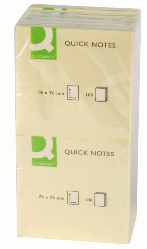 Notes samoprzylepny (karteczki) żółty 100k [mm:] 76x76 Q-Connect (KF10502)