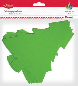 Ozdoba piankowa Craft-Fun Series choinki 8 szt. Titanum (AD099)