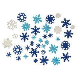 Ozdoba piankowa Titanum Craft-Fun Series płatki śniegu 60 szt (YFXS100)