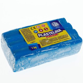 Plastelina 1 kol. niebieska 100g Astra