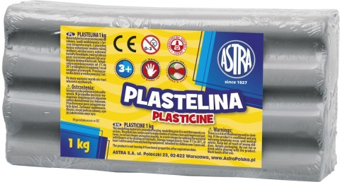 Plastelina 1 kol. popielata 1000g Astra (303111023)