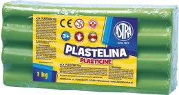 Plastelina Astra 1 kol. zielona jasna 1000g