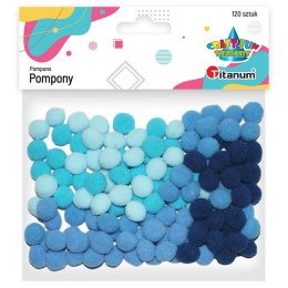 Pompony Titanum Craft-Fun Series niebieski 120 szt (282924)