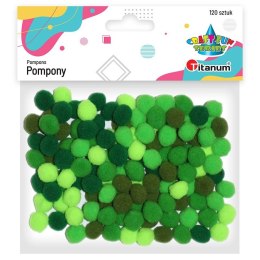 Pompony Titanum Craft-Fun Series zielony 120 szt (282922)