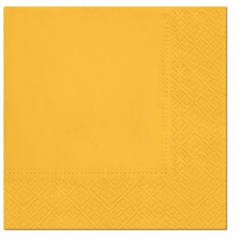 Serwetki żółty bibuła [mm:] 330x330 Paw (SDL110301)