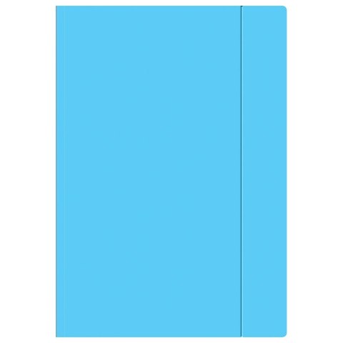 Teczka kartonowa na gumkę A3 mix Interdruk (TEGUFLUOA3)