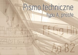 Blok do pisma technicznego pismo A proste A4 10k Kreska
