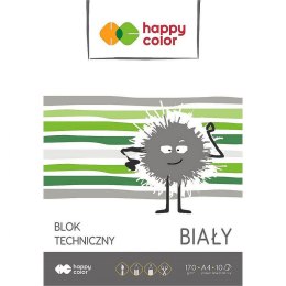 Blok techniczny Happy Color A4 biały 170g 10k (HA 3550 2030-0)