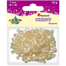 Cekiny Titanum Craft-Fun Series Okrągłe matowe perłowe