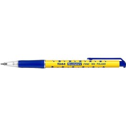 Długopis Toma Sunny gwiazdki niebieski 0,7mm (TO-060 1 2)
