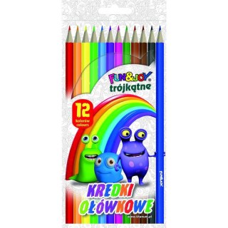 Kredki ołówkowe 12 kol. Fun&Joy