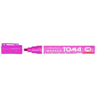 Marker olejowy wkład różowy 2,5mm okrągła końcówka Toma (to-40)