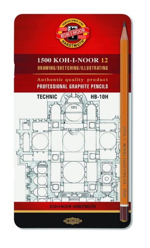 Ołówek Koh-I-Noor 1502/I (różne) Ołówek Koh-I-Noor 1502/I (różne)