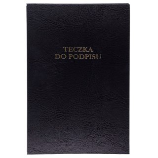 Teczka do podpisu A4 czarny 10k. Barbara (1822209)