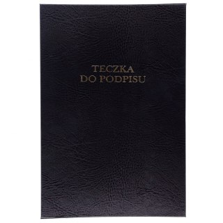 Teczka do podpisu A4 czarny 16k. Barbara (1822220)