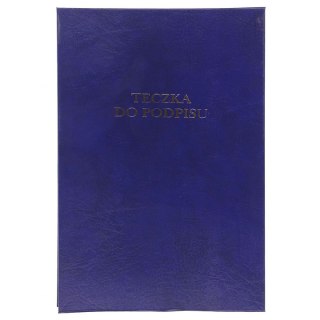 Teczka do podpisu A4 granatowy 16k. Barbara (1822218)