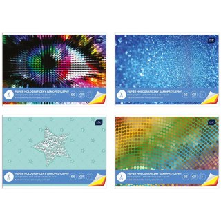 Zeszyt papierów kolorowych B5 210g 6k Interdruk (ZEPAHOB5)