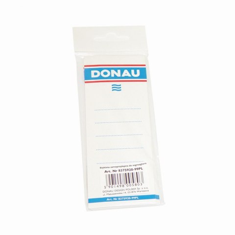 Etykiety opisowe do segregatora biały [mm:] 48x153 Donau (8370920-09PL)