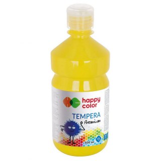 Farba tempera kolor: cytrynowy 500ml 1 kolor. Happy Color (HA 3310 0500-10)