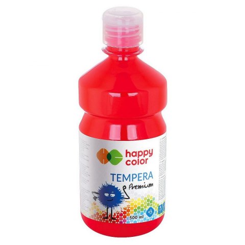 Farba tempera Happy Color kolor: czerwony 500ml 1 kolor. (3310)